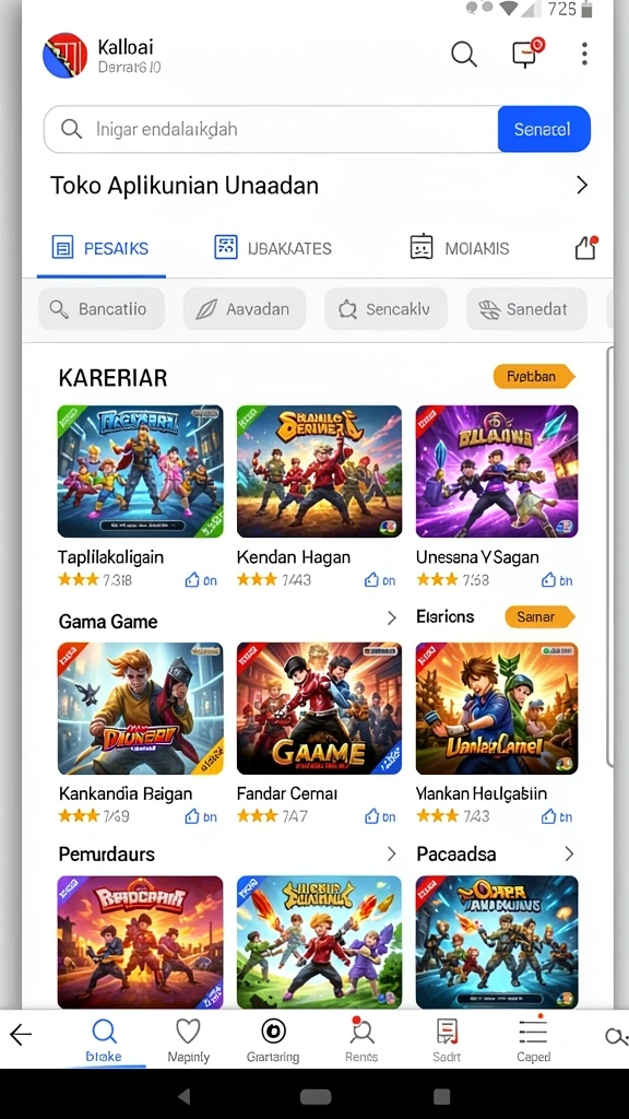 omtogel - Tampilan antarmuka yang menarik dan mudah digunakan.